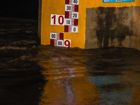 Nível do Rio Acre atinge cota de alerta em Brasiléia e Prefeitura intensifica monitoramento