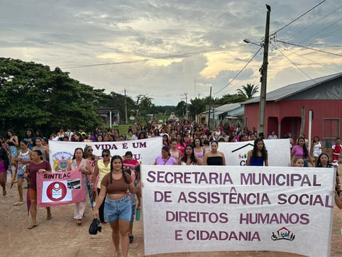 Prefeitura de Jordão realiza caminhada em alusão ao Dia Internacional da Mulher