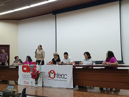 Autoridades de educação participam do 1° Seminário do SINTEAC sobre Novo Ensino Médio