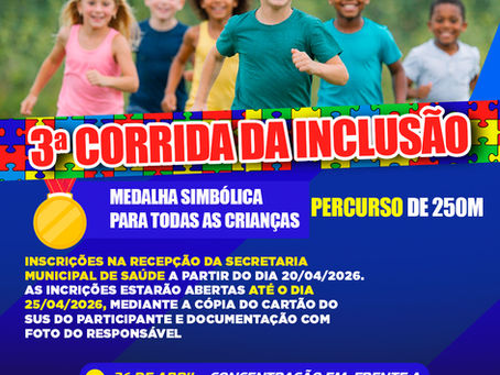 Acrelândia promove 3ª Corrida da Inclusão em celebração ao Mês do Autismo e Aniversário da Cidade