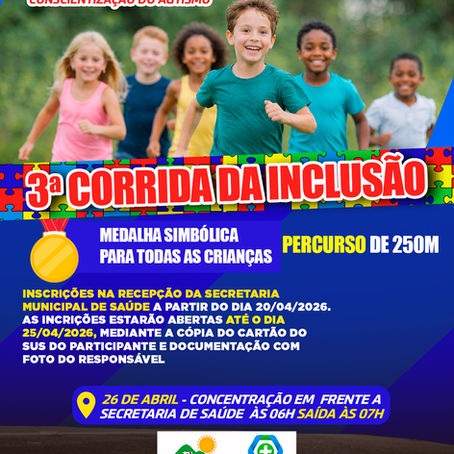 Acrelândia promove 3ª Corrida da Inclusão em celebração ao Mês do Autismo e Aniversário da Cidade