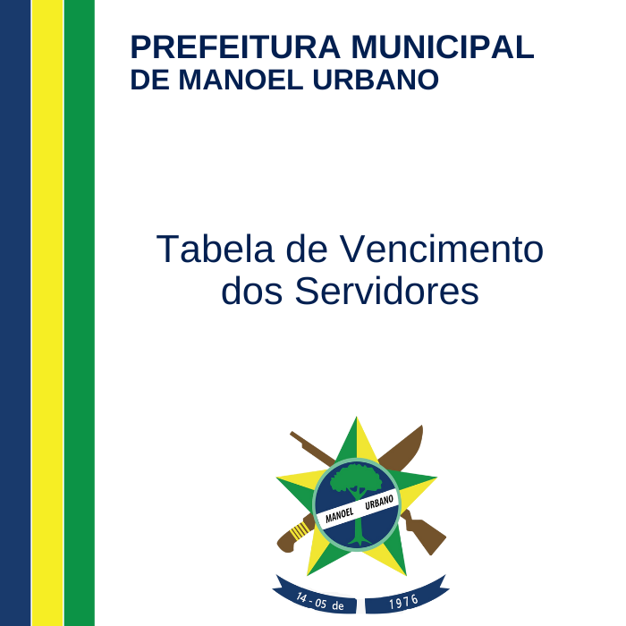 Tabela de Vencimento dos Professores - 2025