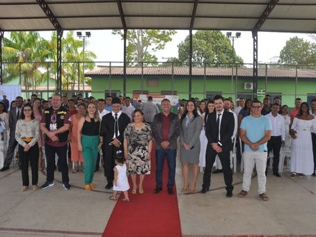 Casamento coletivo marca o último dia do Projeto Cidadão em Assis Brasil