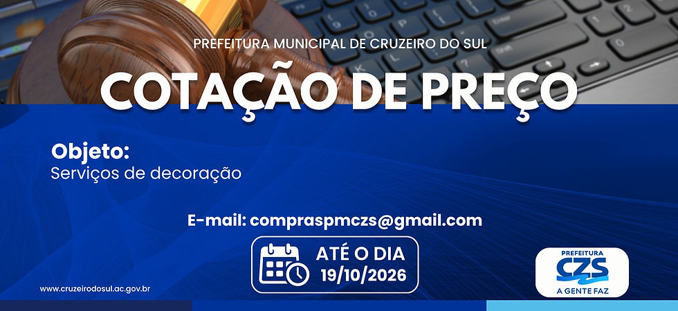 Serviços de decoração, sob demanda, visando atender às demandas das Secretarias