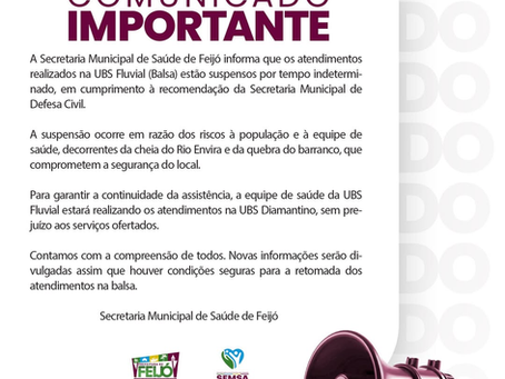 Comunicado Importante