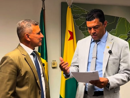 Presidente da Câmara de Capixaba articula melhorias com senador Márcio Bittar