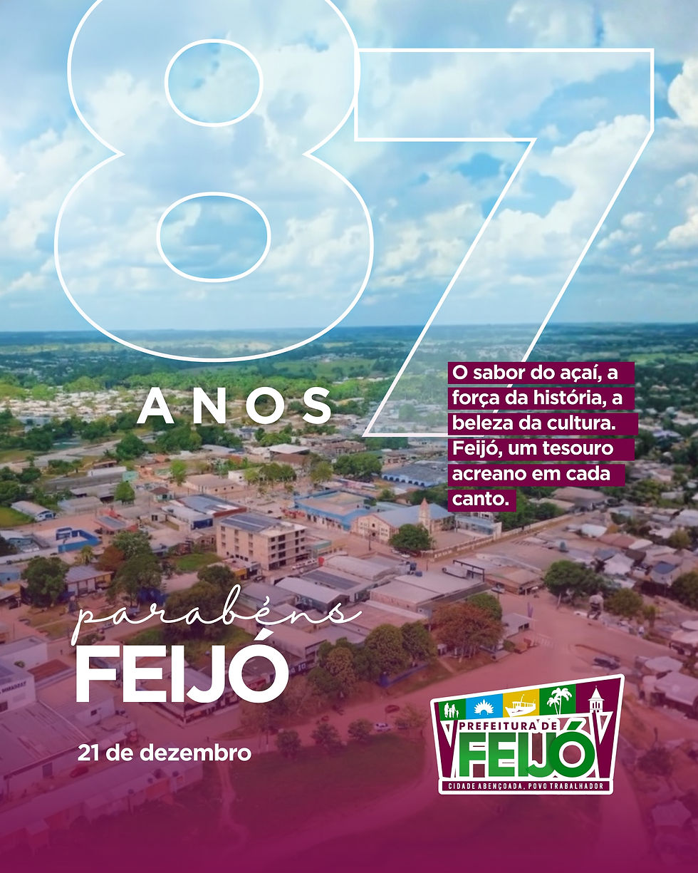 Parabéns Feijó, pelos seus 87 anos!