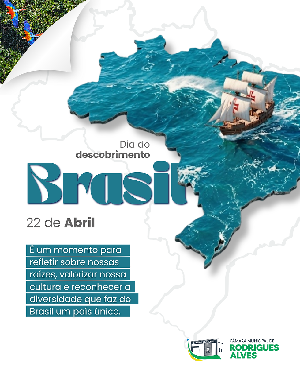 22 de abril: Dia do descobrimento do Brasil