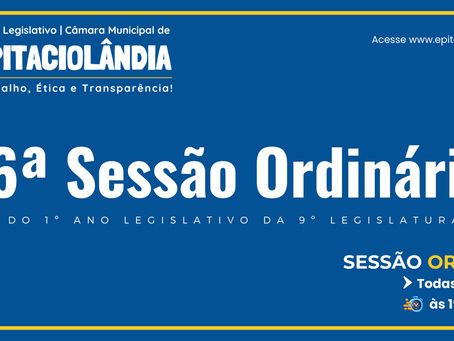 16º Sessão Ordinária do 1º ano legislativo da 9º legislatura