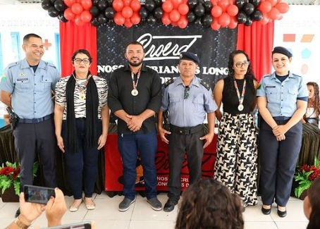 Prefeito Naudo Ribeiro participa de formatura do PROERD em Jordão e frisa que evento é marco histórico para a Comunidade