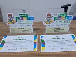 Destaque na Alfabetização de crianças, Prefeitura de Sena Madureira é premiada em evento na capital