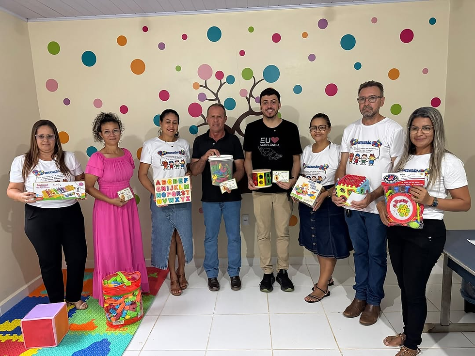 Acrelândia fortalece educação inclusiva com inauguração de Sala AEE na Creche Branca de Neve