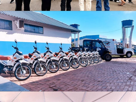 Bujari celebra reinauguração de unidade de saúde e entrega de motocicletas para agentes comunitários