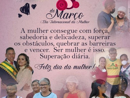 Prefeitura presta homenagem as mulheres no dia Dia Internacional da Mulher