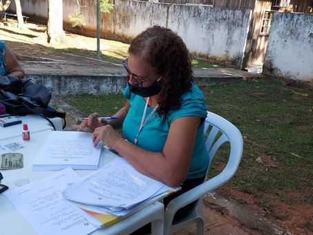 Assistência social realiza recadastramento dos idosos participantes do grupo da melhor idade  