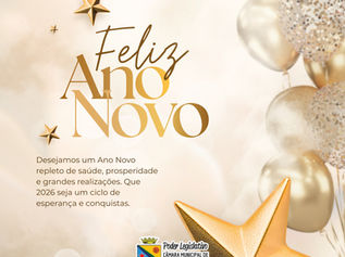 1º de janeiro: Feliz Ano Novo!