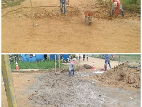 Prefeitura continua trabalhos de melhoria das vias públicas e garantindo trafegabilidade e segurança