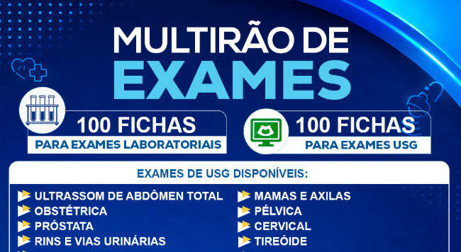 Prefeitura de Acrelândia e Secretaria de Saúde Promovem Mutirão com 200 Exames nesta Sexta