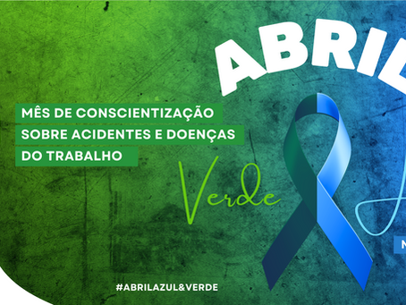 Campanha de abril: Verde e Azul