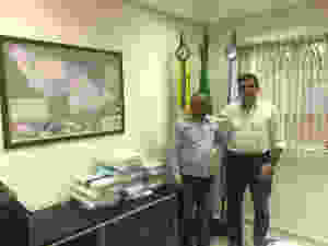 Presidente José Gomes (Câmara de Tarauacá) e o Conselheiro Antônio Malheiros (TCE/AC)