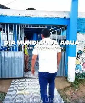 Prefeito em exercício participa de palestra em alusão ao Dia Mundial da Água em escola municipal