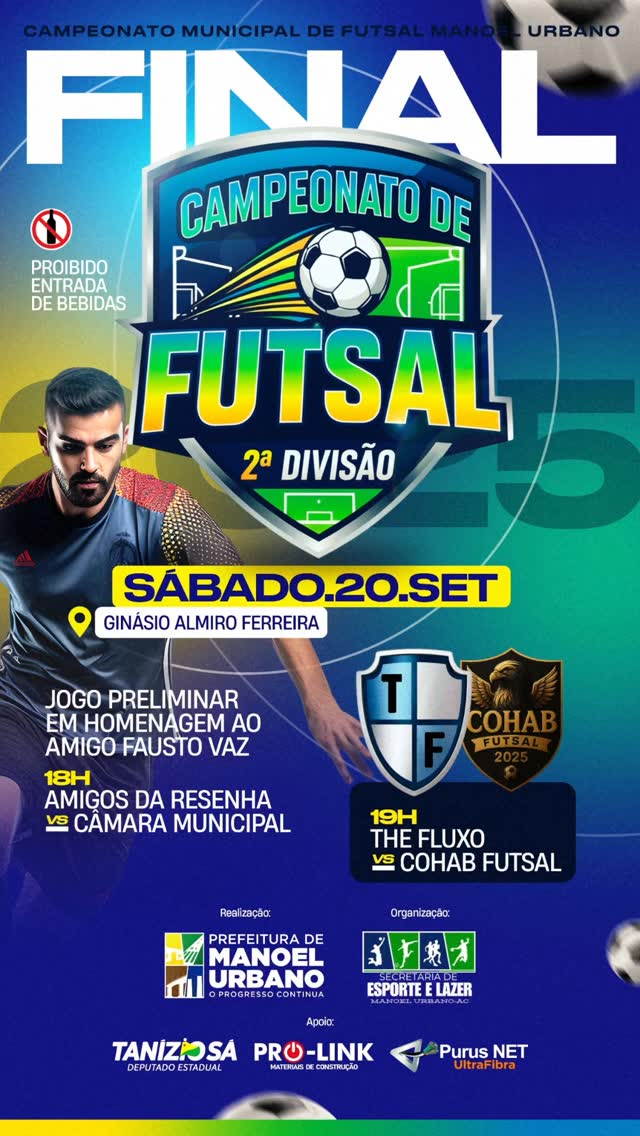 Manoel Urbano Anuncia Campeonato Interbairros 2025 com R$ 7 Mil em Premiações