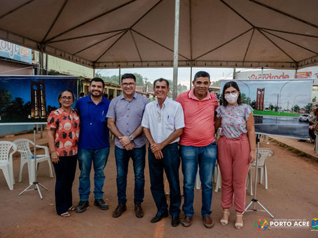 Prefeitura e Estado assinam ordem de serviço para obras de readequação em Porto Acre