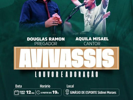 Prefeitura em parceria com igrejas locais, promove o primeiro AvivAssis - Evento Gospel, 12 de maio