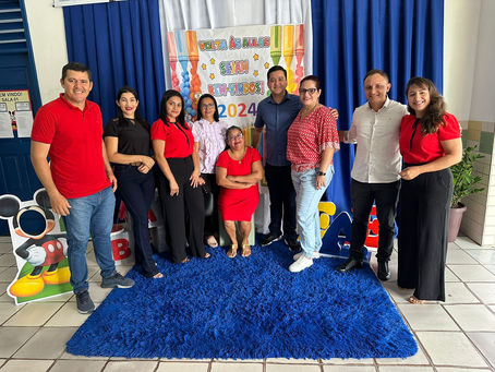 Secretário de Educação e equipe, prestigiam abertura do ano letivo 2024 nas Escolas da Rede Municipal de Ensino