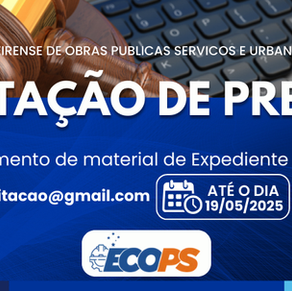 Cotação de Preço/ECOPS - Aviso de Cotação de Preço