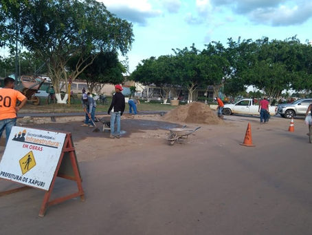 Prefeitura revitaliza Praça Municipal Marcos do Vale Pereira