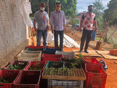 Prefeito André Maia visita zona rural e garante apoio a produção agrícola de Senador Guiomard