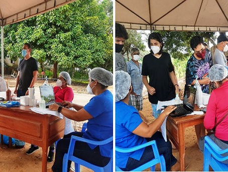 Prefeitura implanta barreira sanitária na beira do Rio Acre (Porto da Colônia de Pescadores)