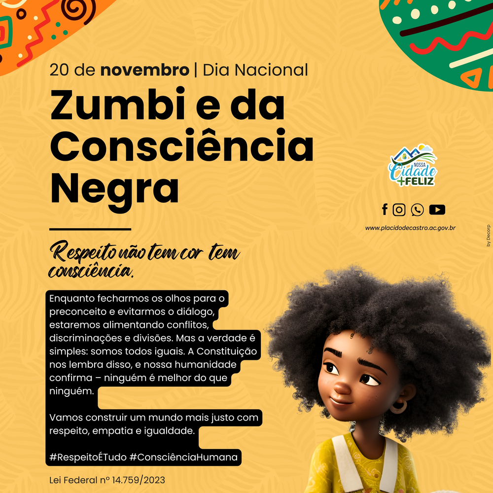 20 de novembro: Dia Nacional de Zumbi e da Consciência Negra | Cidade AC News – Notícias do Acre