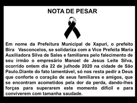 Nota de Pesar