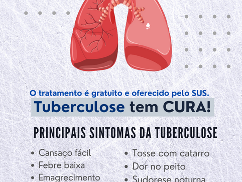 24/3: Dia Mundial de Combate à Tuberculose