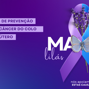 Campanha de março: Lilás e Azul