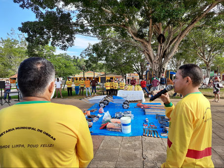 Primeiro dia do mutirão de limpeza marca como será a gestão "povo unido, cidade feliz"