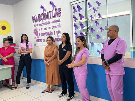 Prefeitura de Acrelândia promove roda de conversa sobre prevenção à saúde no Março Lilás