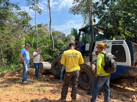 Prefeitura de assis brasil avança com obras de recuperação no Ramal do Jacarecica