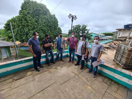 Prefeito e vice, apresentam a técnicos da Amac locais que desejam revitalizar com obras estrutantes