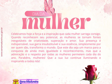 08 de março: Dia Internacional da Mulher