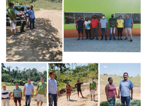 Prefeito Isaac Piyãko Visita assentados do PA Amônia