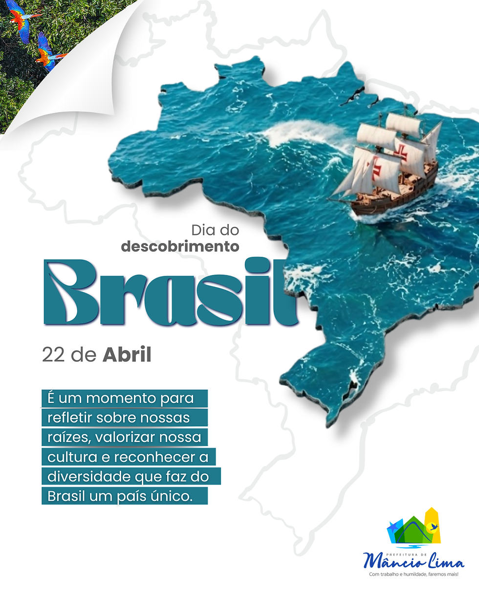 22 de abril: Dia do descobrimento do Brasil