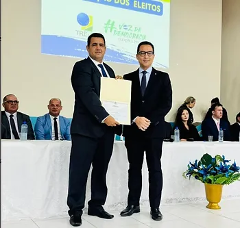 Vereador Careca, vice-prefeito eleito de Manoel Urbano, celebra diplomação e compromisso com o futuro da cidade