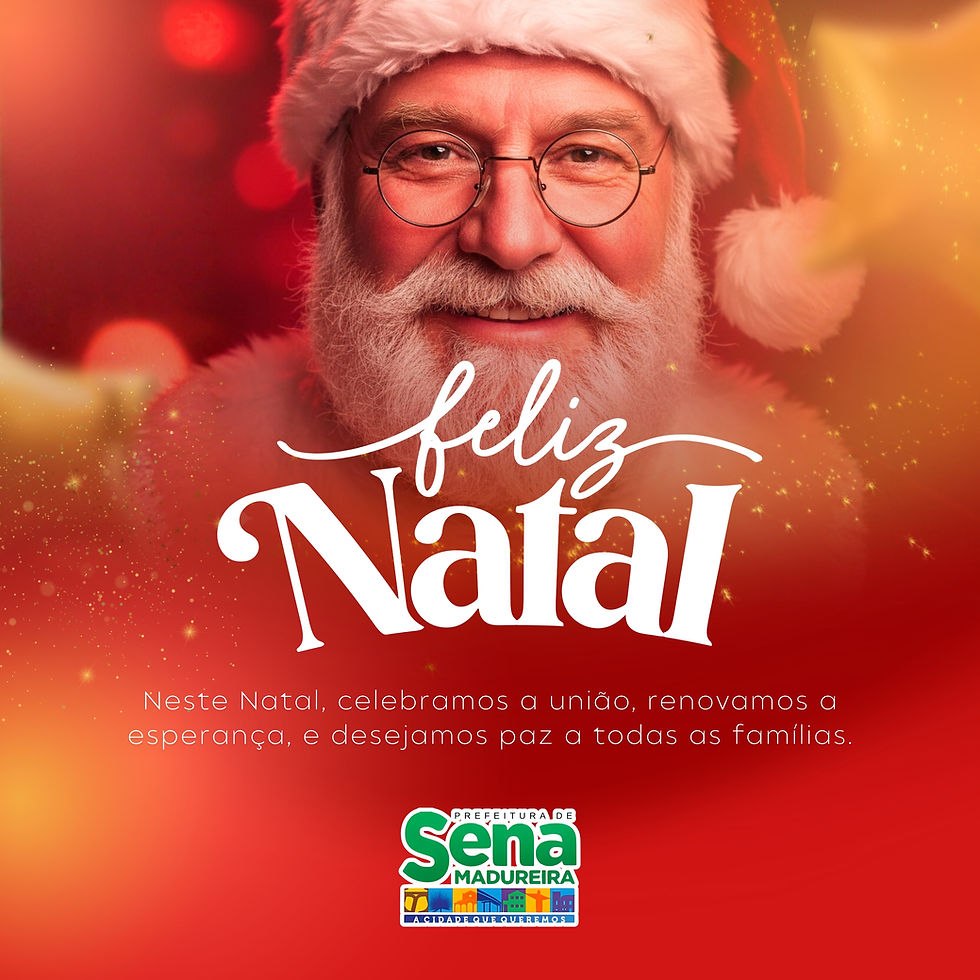 25 de dezembro: Desejamos a todos um Feliz Natal!
