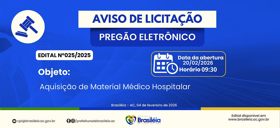 Aquisição de Material Médico Hospitalar