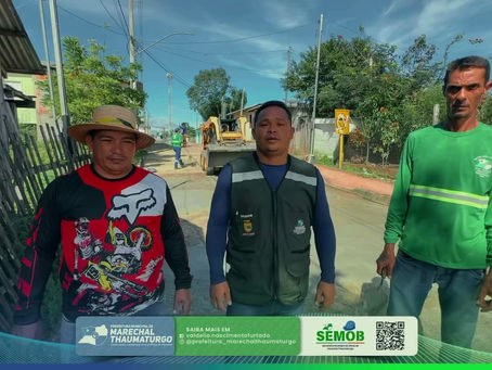 Prefeitura de Marechal Thaumaturgo intensifica manutenção e pavimentação asfáltica em diversas ruas