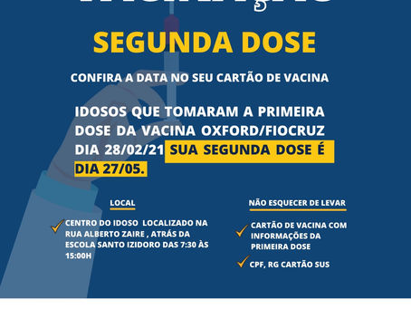 Vacinação 2° dose
