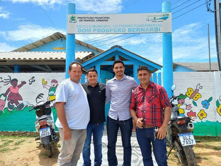 Vereadores realizam fiscalização de rotina em Escola Municipal, Almoxarifado Municipal